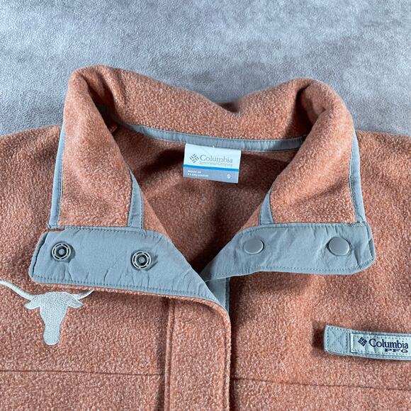 Women’s Columbia University of Texas Longhorns Fleece Pullover Sweater - Picture 3 of 4